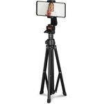 Hama Rotary Smartphone II Stativ-Set 1/4 Zoll Arbeitshöhe=41.5 - 150 cm Schwarz (00004675)