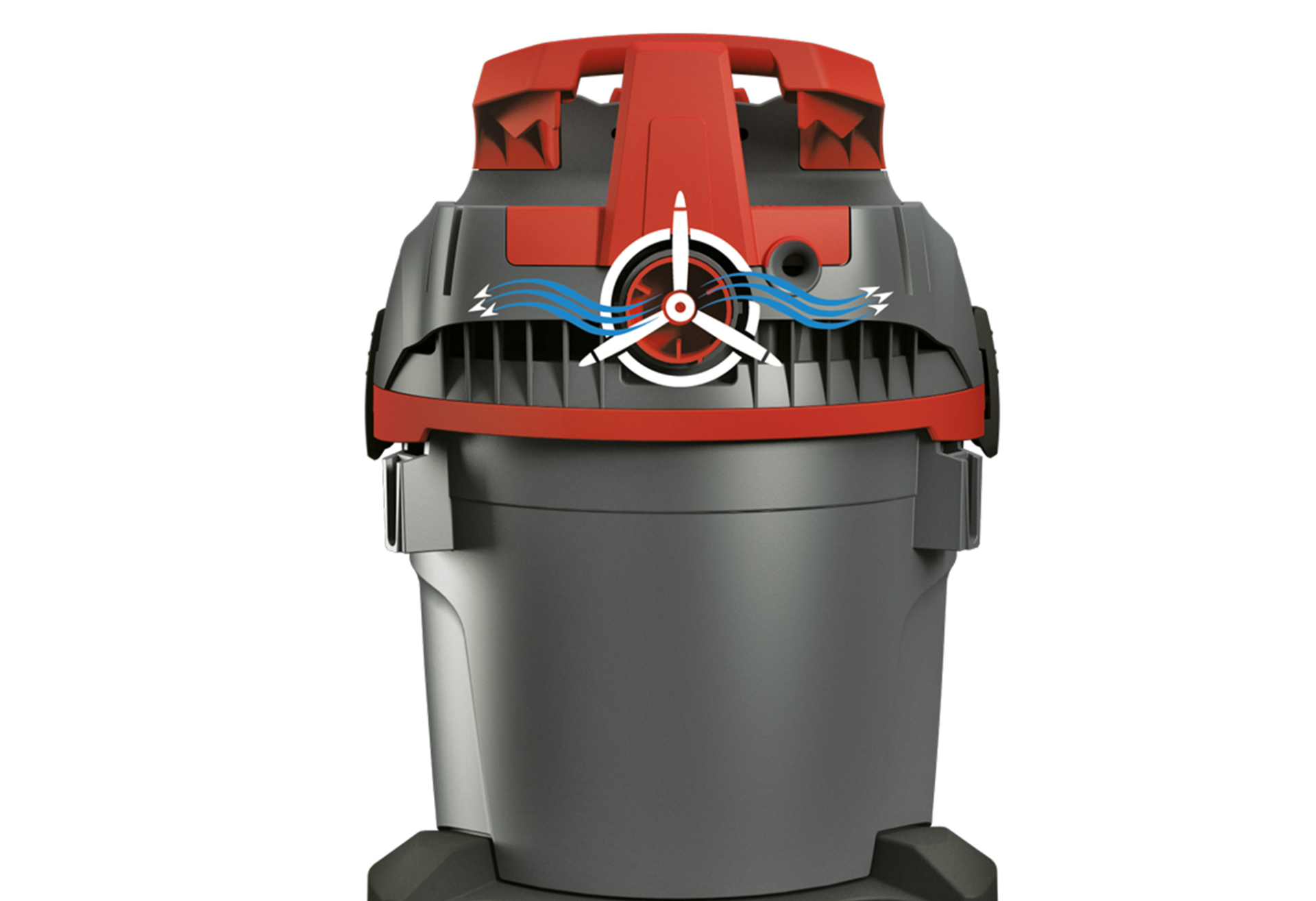 Starmix NSG uClean 1420 HK Kanister-Staubsauger 1400 W 16 l Trocken & Nass Schwarz/Grau/Rot
