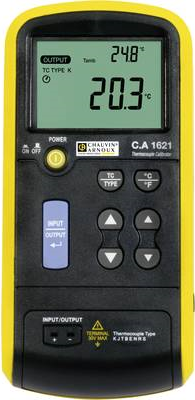 Chauvin Arnoux C.A 1621 Kalibrator Temperatur 6x Mignon-Batterie AA (enthalten) (P01654621)