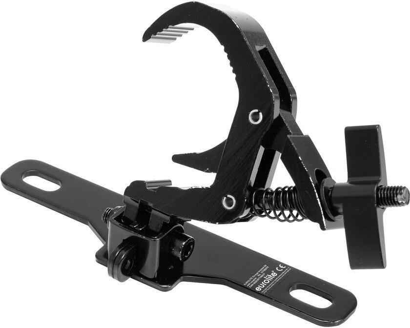 EUROLITE Omega-Bügel 60 inkl. Klammer, 30 kg BGV C1 Traglast, 45-50 mm Rohr, Schwarz