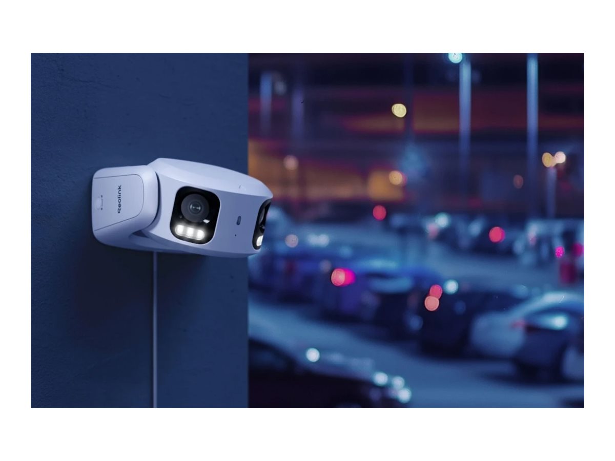 Reolink RP-PCT8MD 4K PoE Überwachungskamera 8 MP 180° Panorama Dual-Linse IP67 Weiß