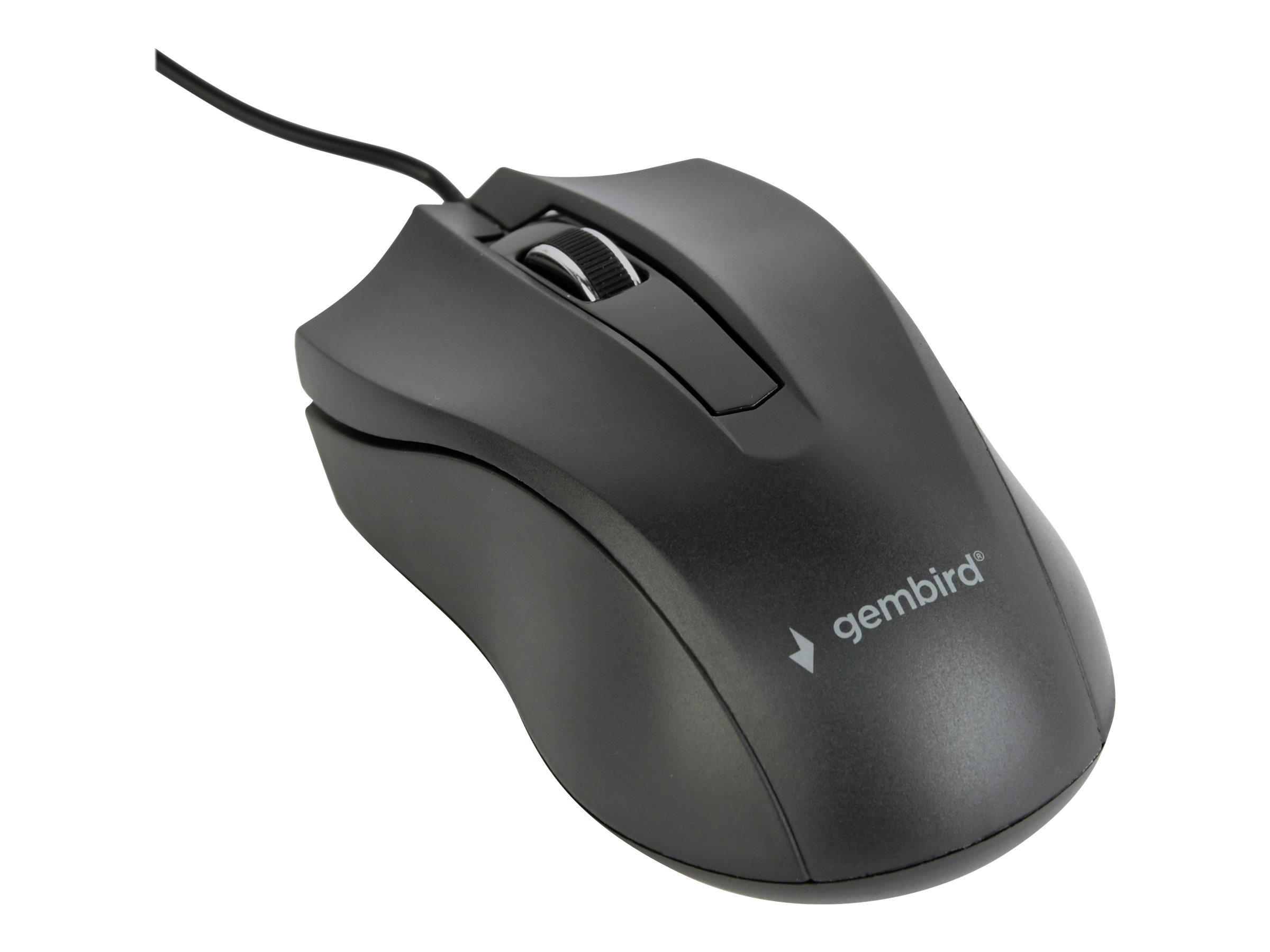Gembird MUS-3B-01 Kabelgebundene Maus USB Typ-A Optisch 1000 DPI Schwarz