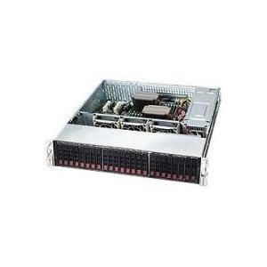 Supermicro SC216 CSE-216E16-R1200LPB 2U Rack-Gehäuse 24x 2,5" SAS/SATA 1200 W Schwarz