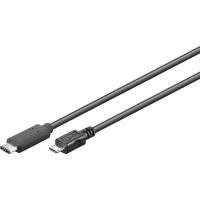 Wentronic Goobay USB 2.0 Micro-Stecker (Typ B) > USB-C Stecker Kabel, 1 m - USB 2.0 HighSpeed (67993)