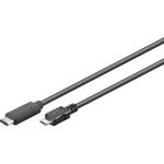 Wentronic Goobay USB 2.0 Micro-Stecker (Typ B) > USB-C Stecker Kabel, 1 m - USB 2.0 HighSpeed (67993)