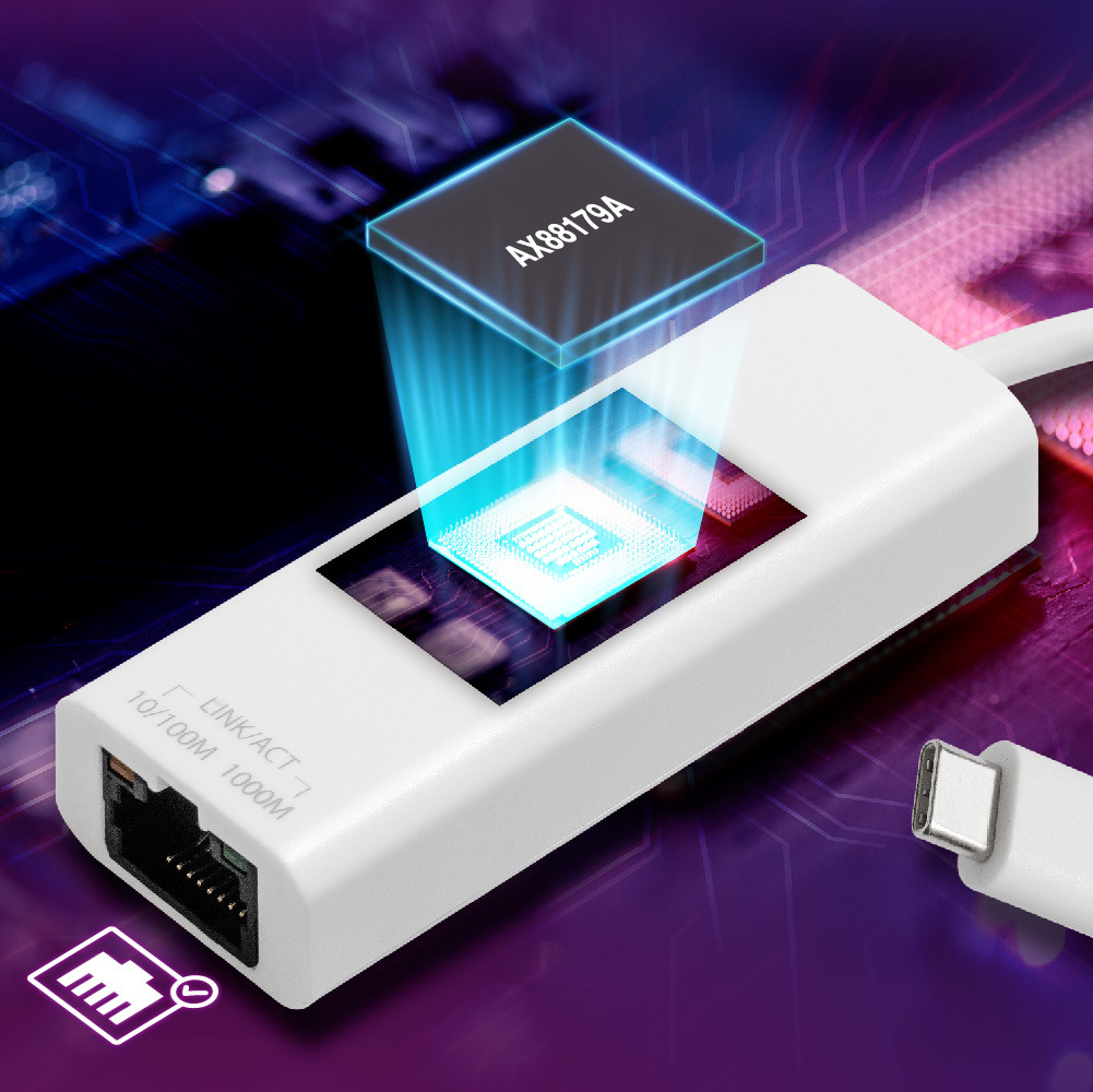 Edimax EU-4306C Netzwerkadapter USB-C 3.1 Gigabit Ethernet Weiß