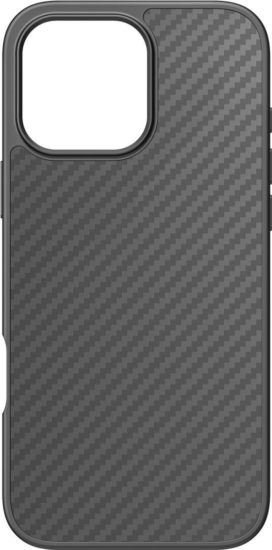 Black Rock Cover Robust Carbon für Apple iPhone 16 Pro Max, Schwarz (00228097)