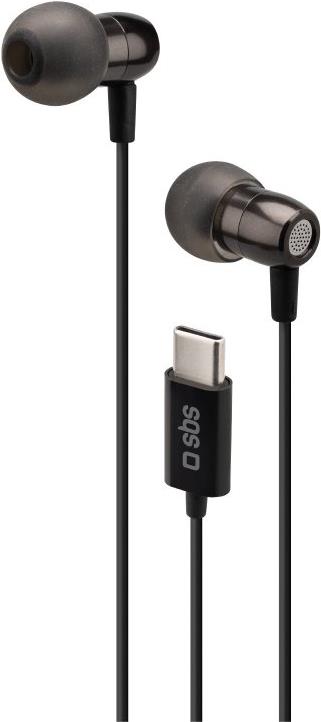 SBS Metal Pro 2.0 In-Ear USB-C schwarz