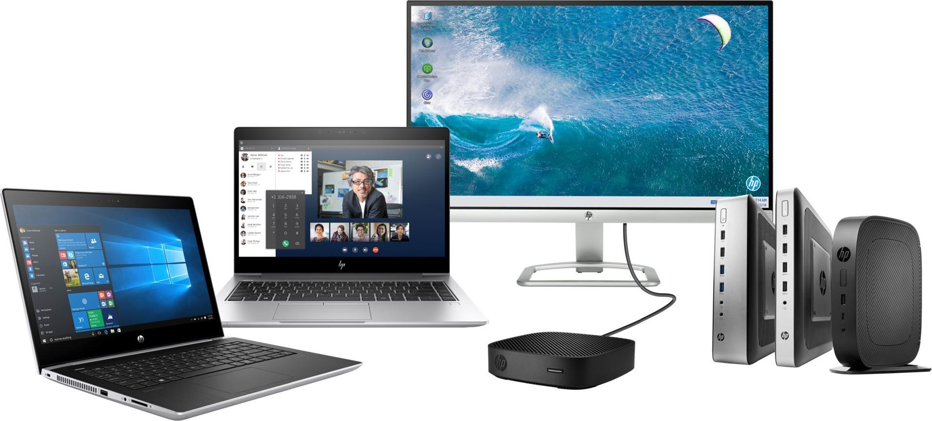HP Elite t755 Thin Client SFF AMD Ryzen Embedded V2546 3 GHz 16 GB RAM 256 GB SSD Schwarz