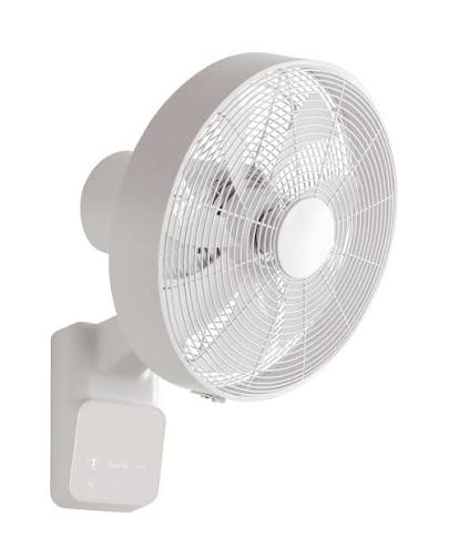 CasaFan AIROS ECO DESIGN WALL WE Wandventilator 45 W (Ø x H) 404 cm x 540 mm Weiß mit Fernbedienung, Timer (74016)