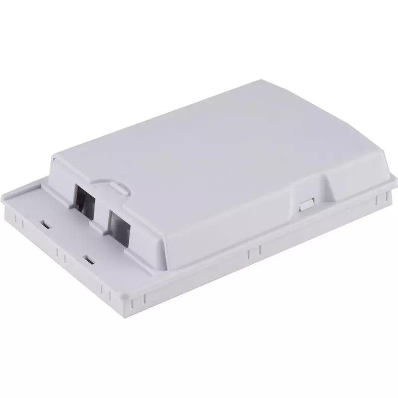 shiverpeaks ®-BASIC-S--LWL-Verteilerbox, ABS, 2-fach, weiß (BS07-65000) (geöffnet)