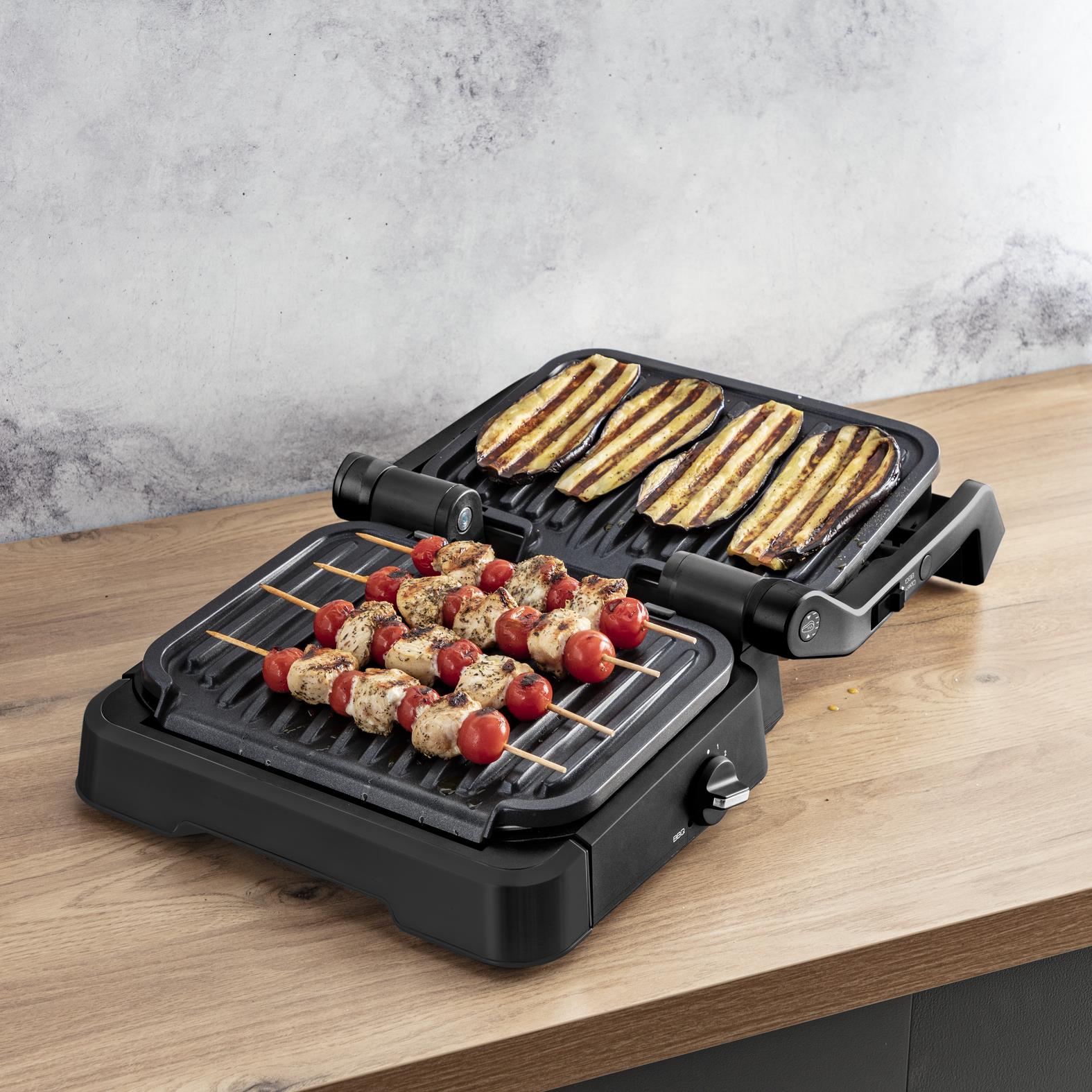 Tefal OptiGrill 4in1 GC7748 Kontaktgrill 600 cm² Schwarz