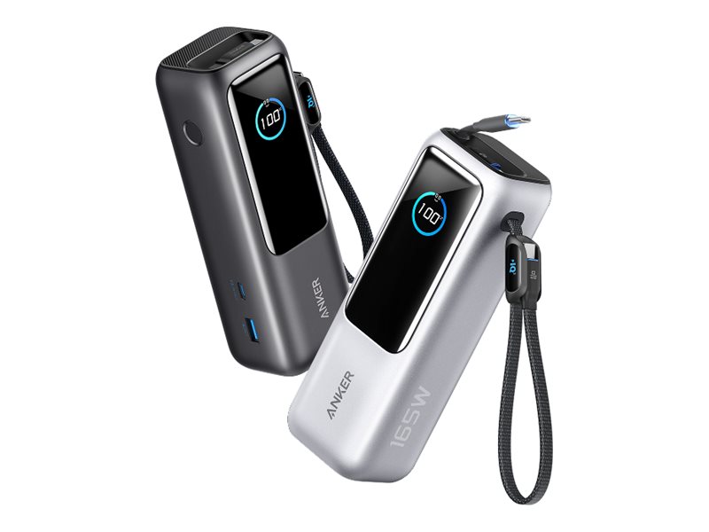 Anker A1695H41 Powerbank 25000 mAh 165 W Silber, Space Black