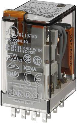 FINDER S.p.A. Miniatur-Industrie-Steckrelais 55.34.8.048.0040 (553480480040)