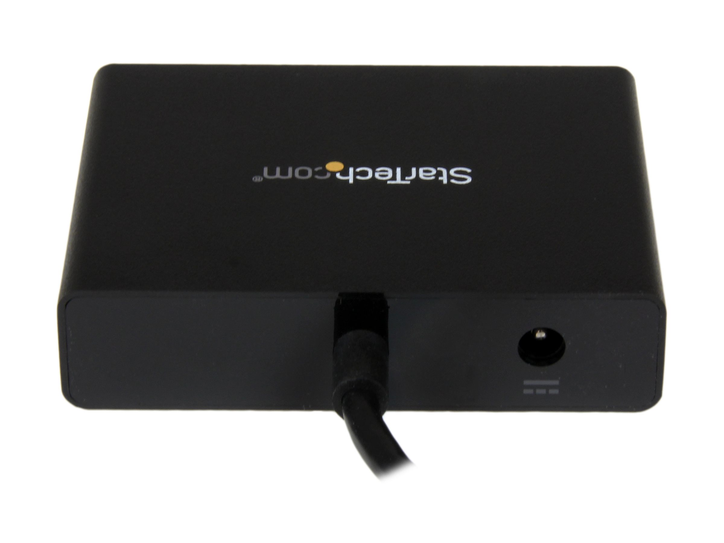 StarTech.com 3-Port Multi-Monitor DisplayPort 1.2 MST Hub DP Splitter Schwarz