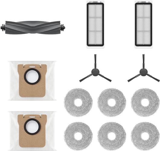 Dreame L20 Ultra Complete Zubehörkit RAK28 - • Zubehör Kit • 1x Hauptbürste 2x Seitenbürste 3x Staubboxfilter 3x Wischmop • Zum Austausch verbrauchter oder verschlissener Teile (RAK28)