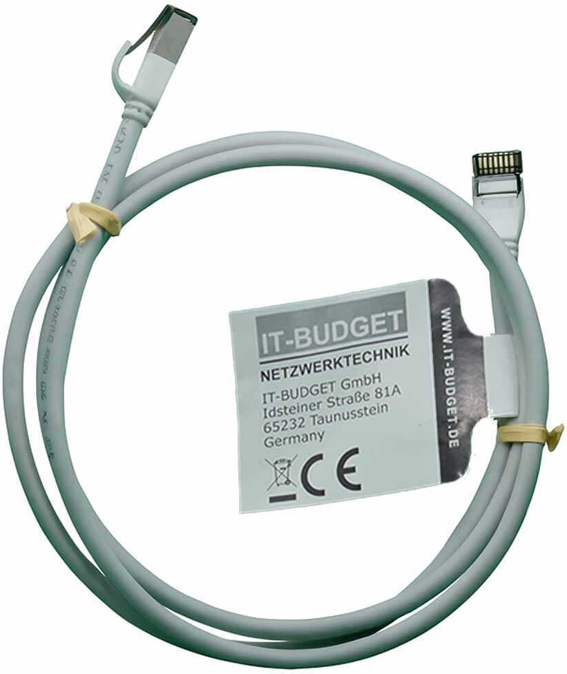 IT-BUDGET Vollkupfer Premium Patchkabel (90ITBSLIM81PK1G)