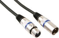 Audiokabel XLR 3pol Stecker/Buchse, 1,0 m Zum Anschluss eines Mikrofons oder Lautsprechers an ein Mischpult oder einen Verstärker (EXC160625)