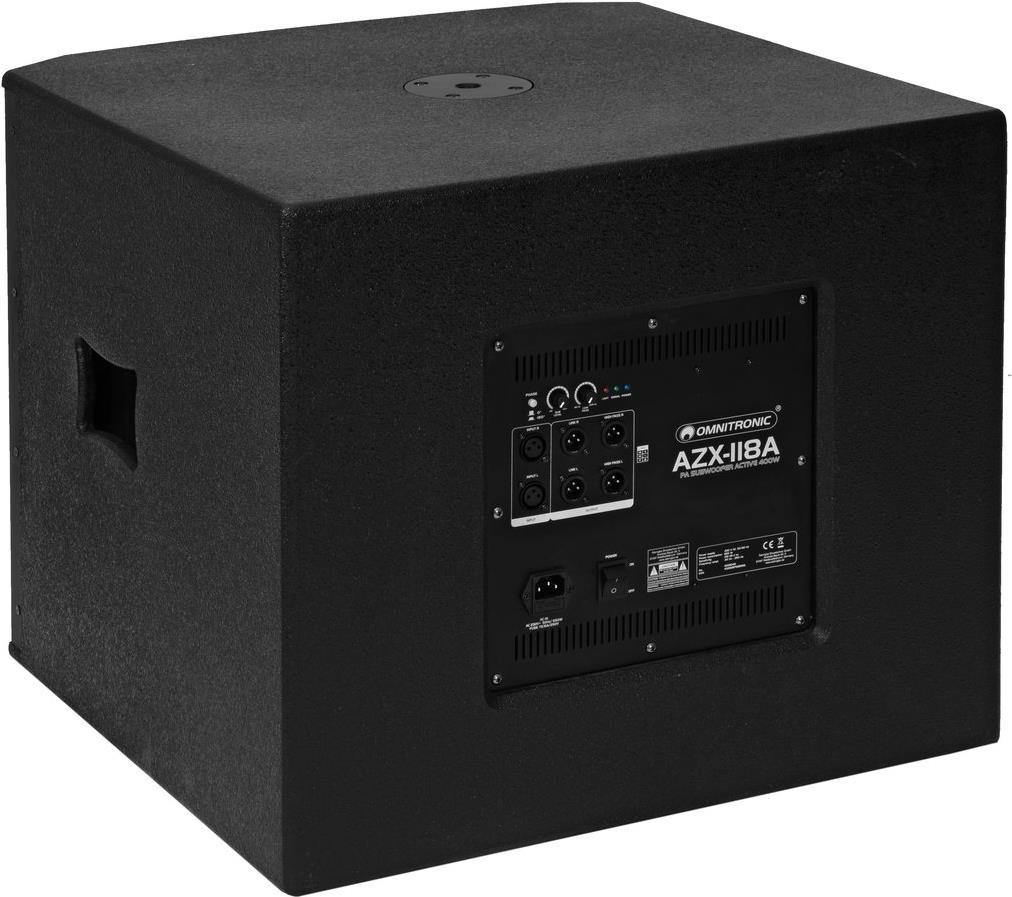 OMNITRONIC AZX-118A PA-Subwoofer aktiv 400W (11039046)