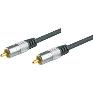 Professional Videokabel, High Quality, vergoldet, 1x Cinch St./St., 3.0 m Hochwertiges Koaxialkabel für eine optimale Videoverbindung (49920103H)