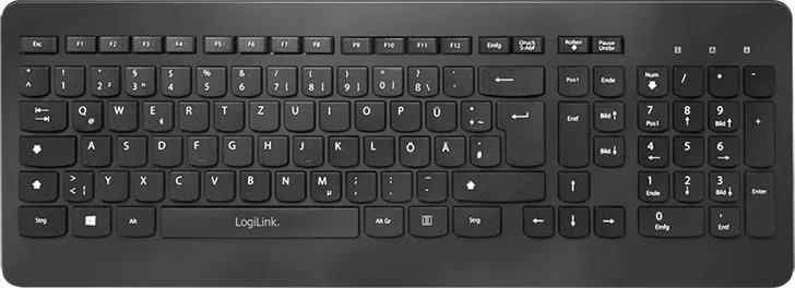 LogiLink kabellose Tastatur, 2,4 GHz (ID0203)
