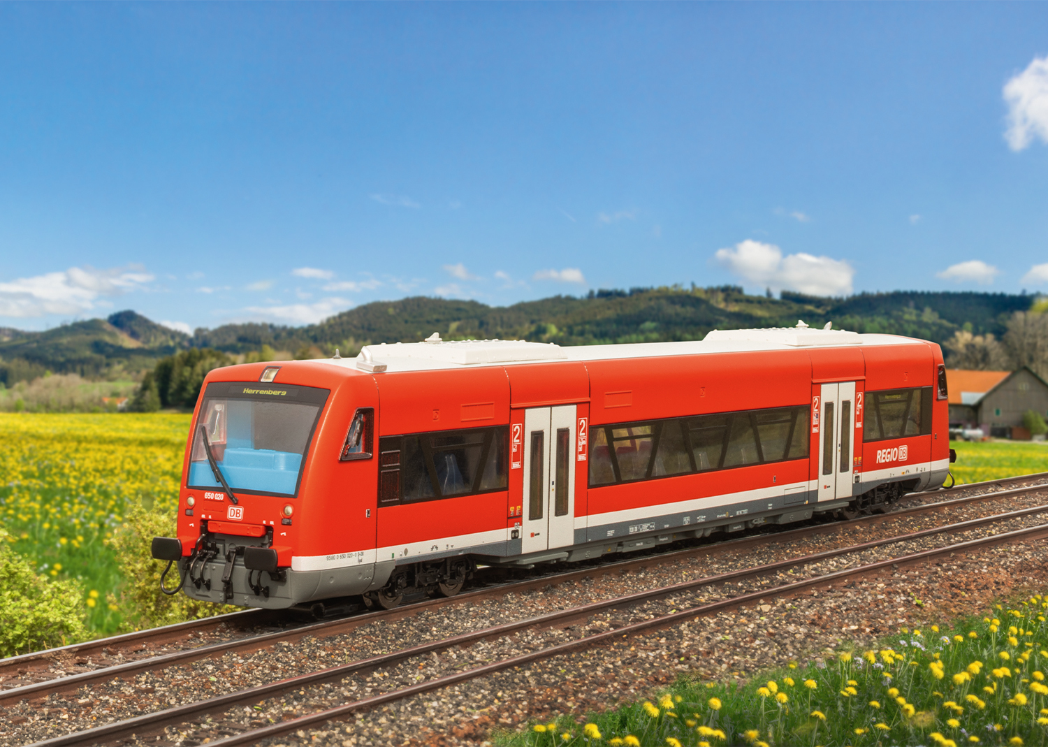 Märklin H0 Dieseltriebwagen BR 650 Regio Shuttle RS1 DB Rot