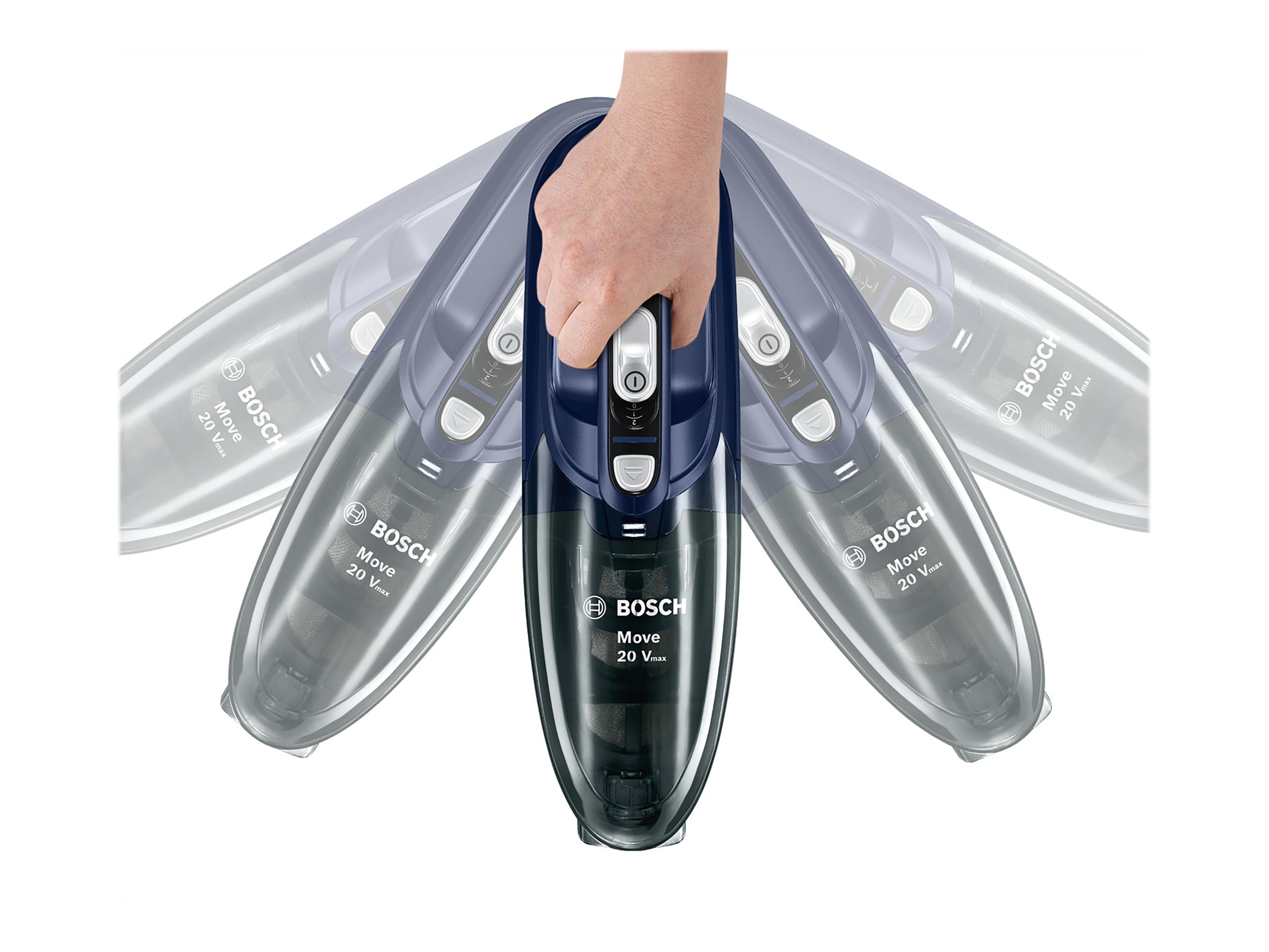 Bosch Move BHN20L Handstaubsauger 18 V 45 min Schwarz, Blau
