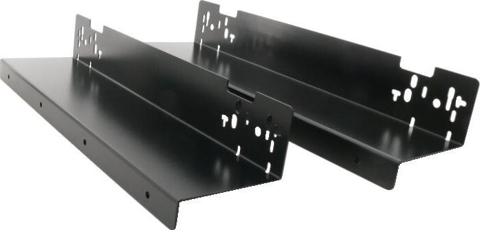 ARTDEV Unterbauvorrichtung / Untertischhalterung / Metall-Unterbauwinkel, schwarz für AC-3000, AC-3... (DRW-HLD-3000)