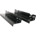 ARTDEV Unterbauvorrichtung / Untertischhalterung / Metall-Unterbauwinkel, schwarz für AC-3000, AC-3... (DRW-HLD-3000)
