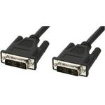DVI-D Single-Link Anschlusskabel Stecker/Stecker, schwarz, 5 m Hersteller: Techly (ICOC-DVI-8050)