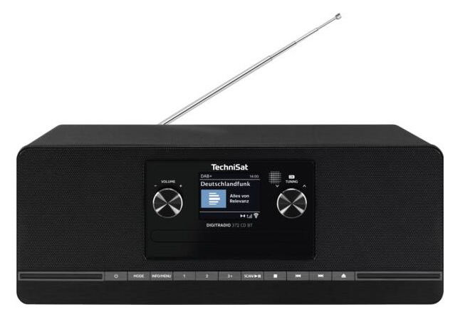 TechniSat DigitRadio 372 CD BT Radio Schwarz
