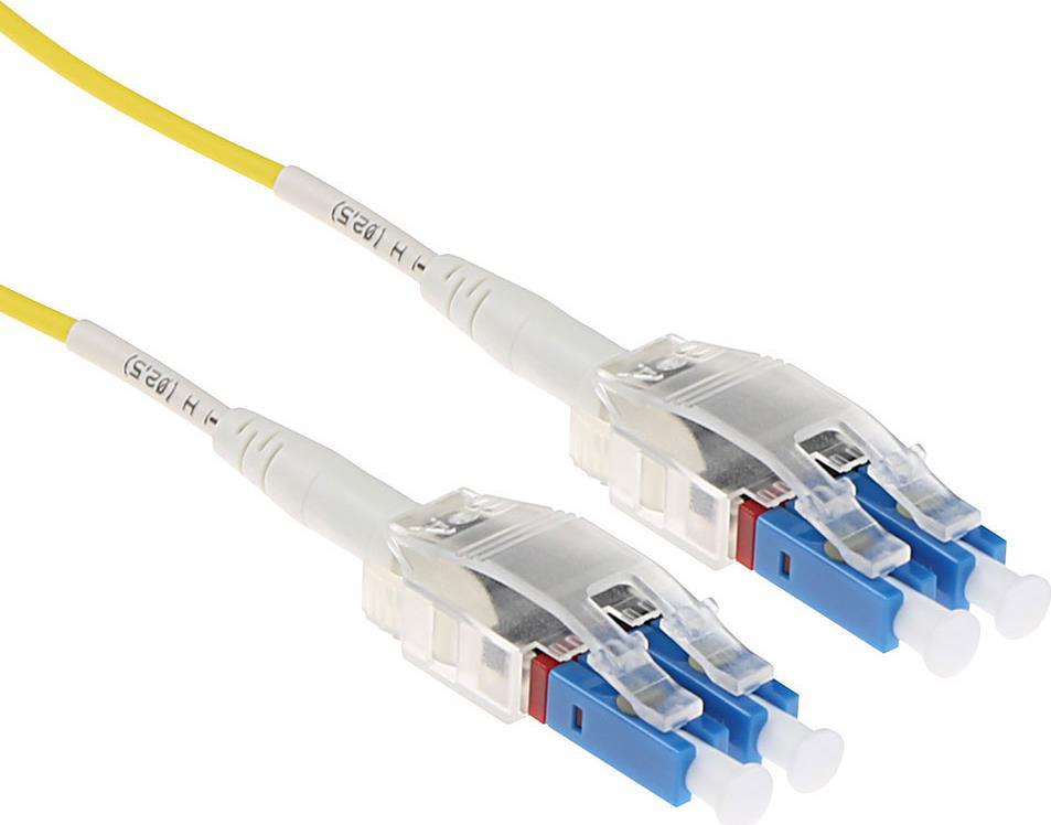 ACT 1 meter Singlemode 9/125 OS2 Polarity Twist fiber cable with LC connectors (RL8201)