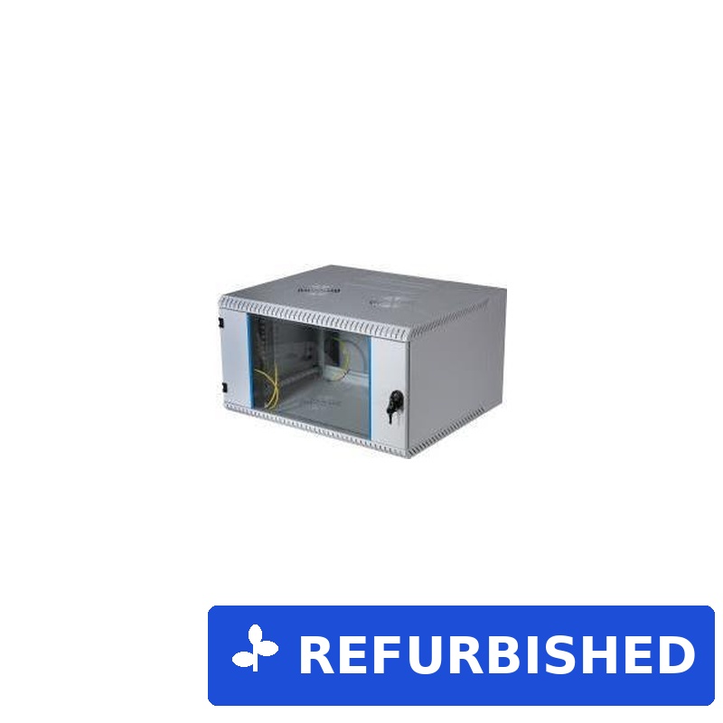 EFB-Elektronik 19" Wandgehäuse 6HE, schwenkend, 2-teilig, RAL7035, Tiefe 600 mm Hersteller: EFB Elektronik (691606VGR.60) (B-Ware)