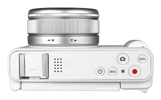 Yashica City 100 Kompaktkamera 72 MP CMOS 3x Zoom 2,8" WLAN Silber Weiß