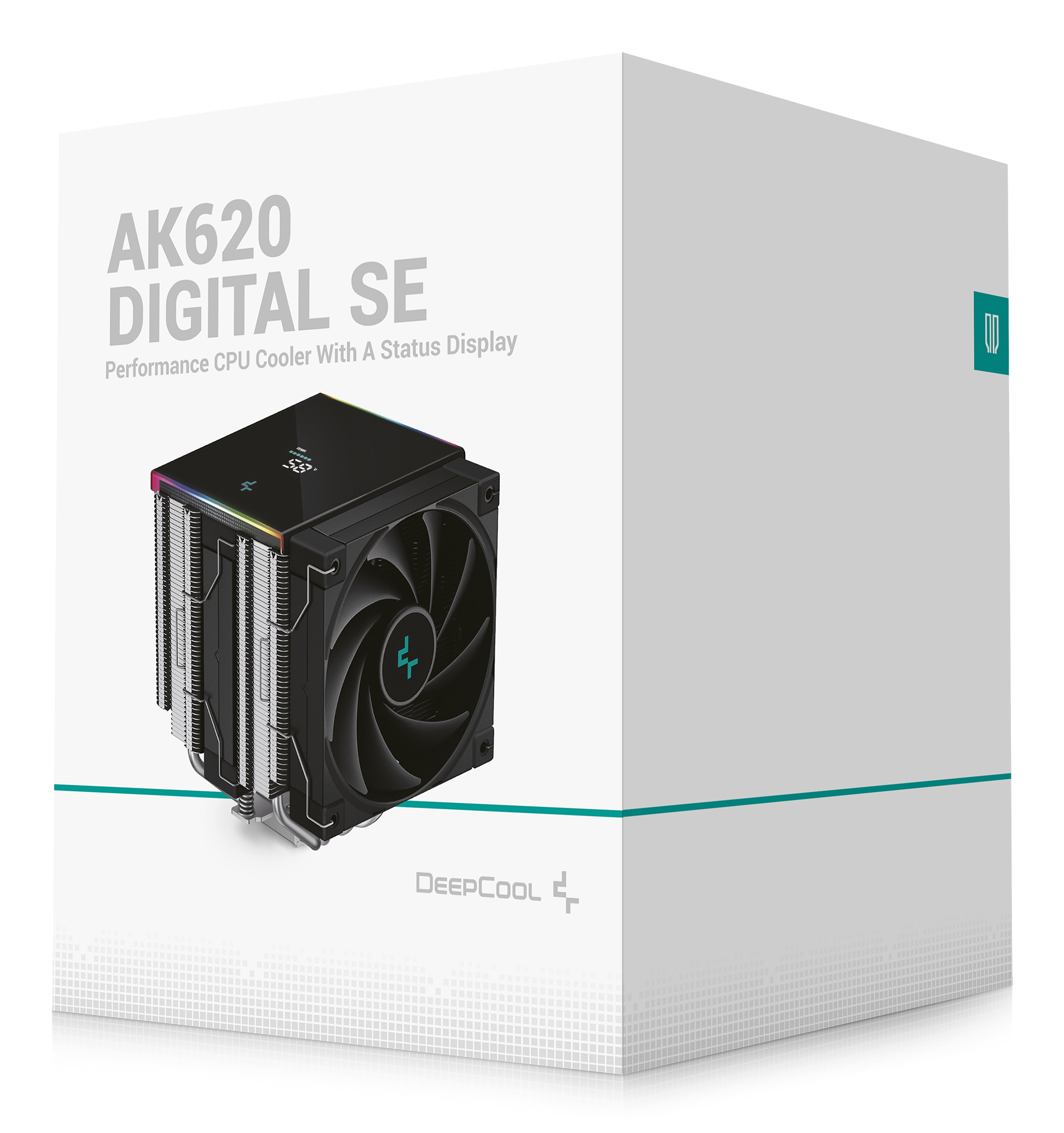 DeepCool AK620 Digital SE Prozessor-Luftkühler Schwarz, Weiß