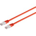 S/CONN maximum connectivity Netzwerkkabel-Patchkabel, cat 6, S/FTP, PIMF, Halogenfrei, rot, 15,0m (75725-HR)