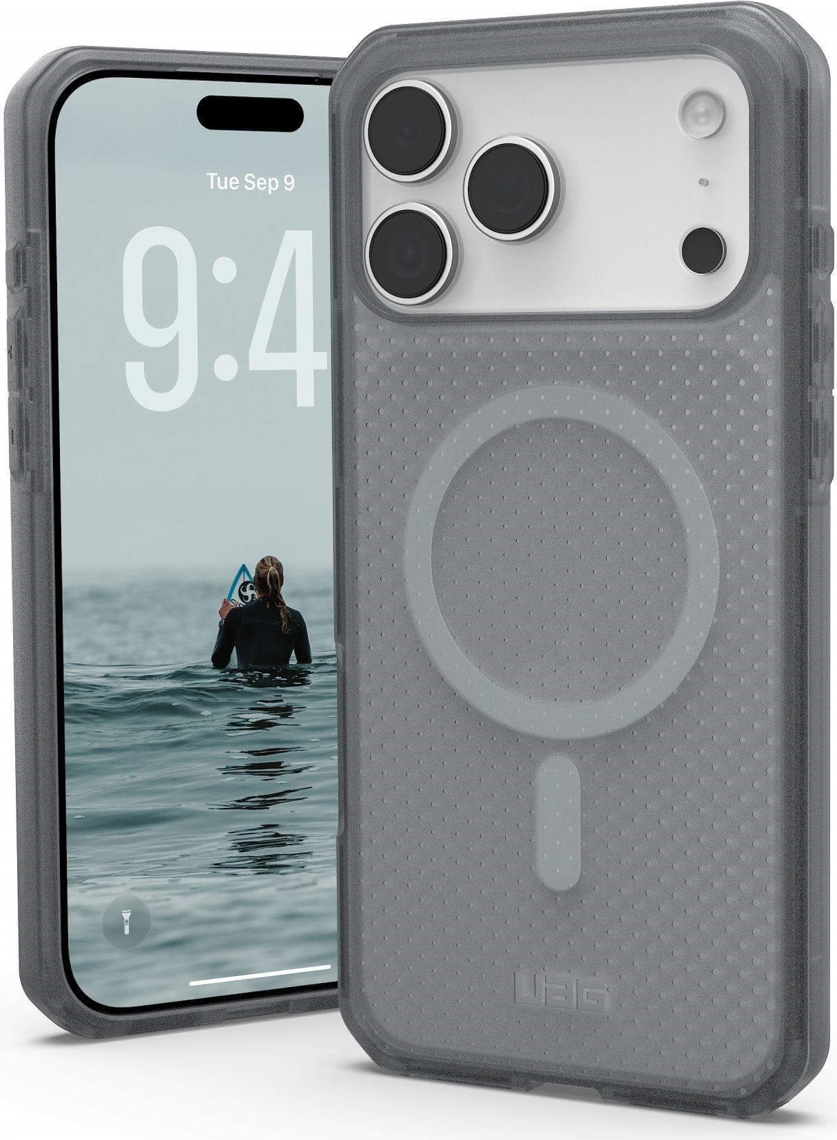 UAG Urban Armor Gear Dot MagSafe Case | Apple iPhone 17 Pro Max | ash (grau transparent) | 114537113131 (114537113131)
