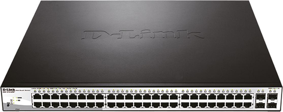 D-Link DGS-1210-52MP 52-Port Managed Switch Schwarz, Grau