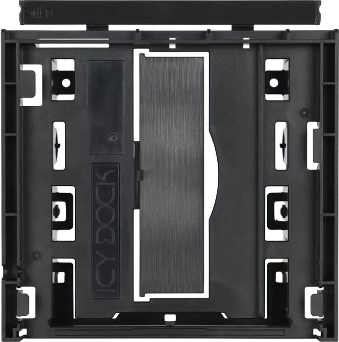 ICY Dock FLEX-FIT Duo MB343SPO Laufwerksschachtadapter 5,25" auf 1x 3,5" und 1x 5,25" Slim Line Schwarz