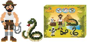 Hama Bügelperlen midi "Abenteuer", Geschenkpackung Durchmesser Bügelperle midi: 5,0 mm - 1 Stück (00003154)