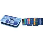herlitz Schüleretui "Cosmic Explorer", 31-teilig aus Polyester, Maße: (B)205 x (T)140 x (H)38 mm, 2 Klappen, - 1 Stück (400197095)