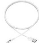 Eaton PowerWare Tripp Lite 3ft Lightning USB Sync/Charge Cable for Apple Iphone / Ipad White 3 (M100-003-WH)