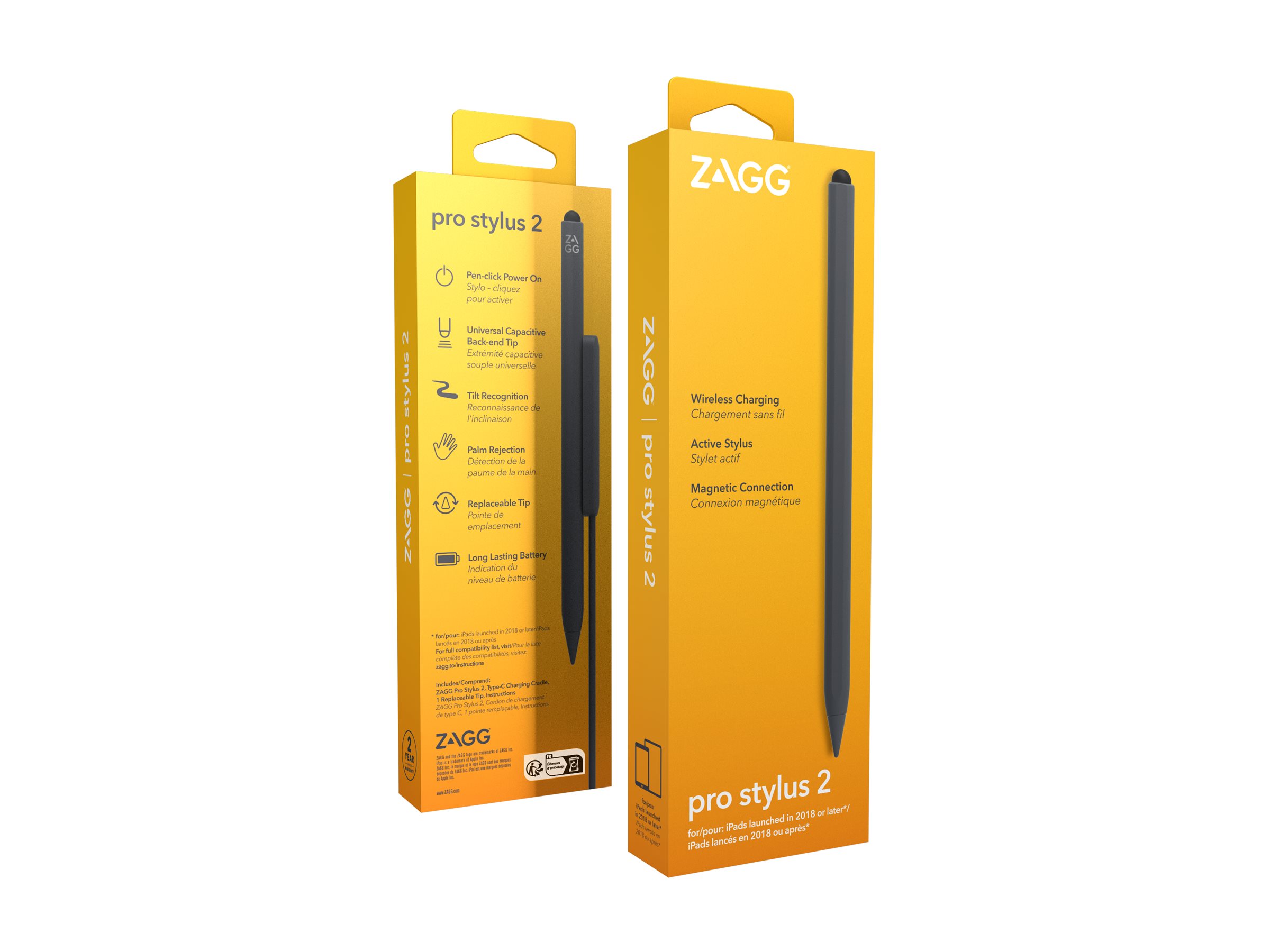 ZAGG Pro Stylus 2 Aktiver Eingabestift Grau