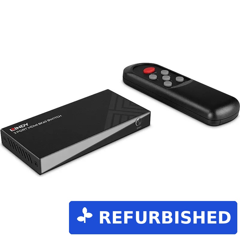 Lindy 3 Port HDMI 8K60 Switch (38369)