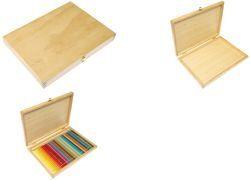 kangaro Stiftebox aus Holz, (B)280 x (T)200 mm, unbestückt Höhe: 30 mm, stilvoll und robust, praktische Aufbewahrungs - 1 Stück (K-830060)