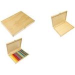 kangaro Stiftebox aus Holz, (B)280 x (T)200 mm, unbestückt Höhe: 30 mm, stilvoll und robust, praktische Aufbewahrungs - 1 Stück (K-830060)