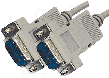 S-CONN AK 251 - D-SUB Kabel, 1:1, 9-pol., Stecker/Stecker, 5m (78040-5)