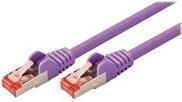 Nedis CAT6 S/FTP-Netzwerkkabel 30m, Violett Doppelt geschirmtes LAN/Netzwerkkabel 2x RJ45 Stecker mit RastnasenschutzKabell&aumlnge: 30m Farbe: Lila (CCGP85221VT300)