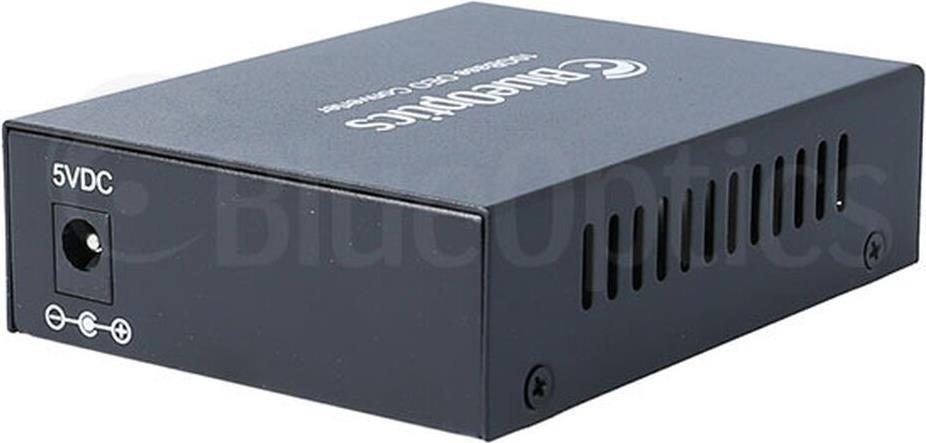 BlueOptics 10G Ethernet Media Converter 2x SFP+ Netzwerk Medienkonverter 10000 Mbit/s 1550 nm Schwarz (BLMC011-003)