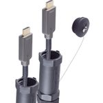 shiverpeaks BASIC-S--HDMI Anschlußkabel-Optisches HDMI Trittfest Armored Kabel 4K 7.5m HDMI-Kabel (BS30-04065)
